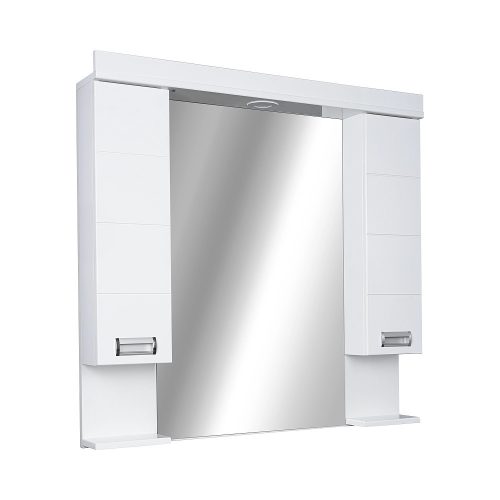 Viva SZQUARE 85 Tükrös fürdőszobai szekrény - DUPLA szekrénnyel - 85 x 97 x 15 cm