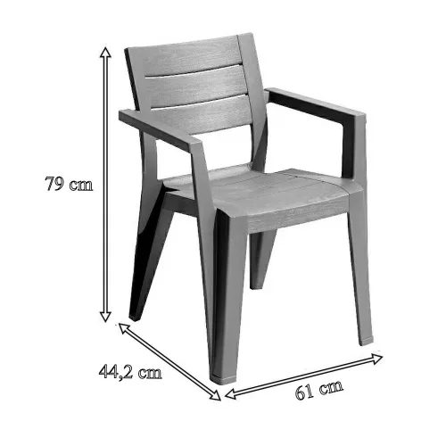 Jelise 4+1 kerti bútor garnitúra szett