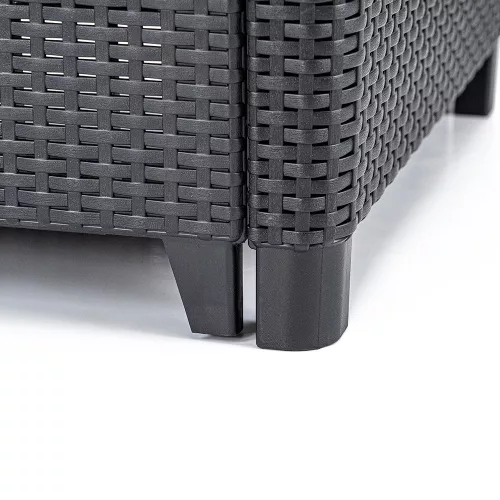 Claire 2 üléses műrattan kerti kanapé