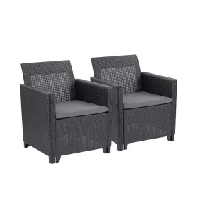 Claire duo műrattan kerti fotel