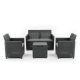 Claire IV 4 személyes kerti bútor garnitúra vigo tárolós asztallal