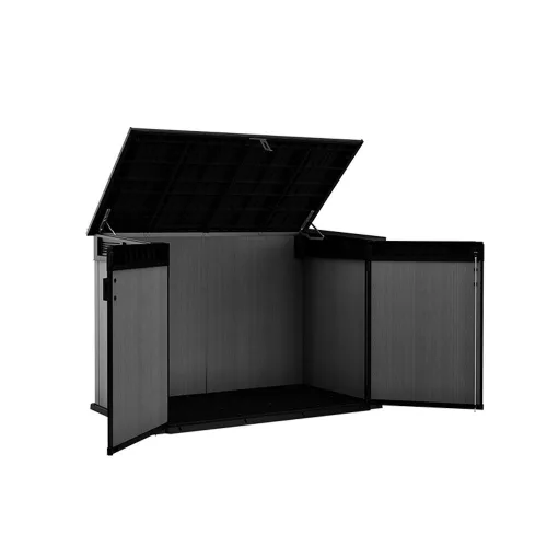 Cortina Mega műanyag kerti tároló szürke