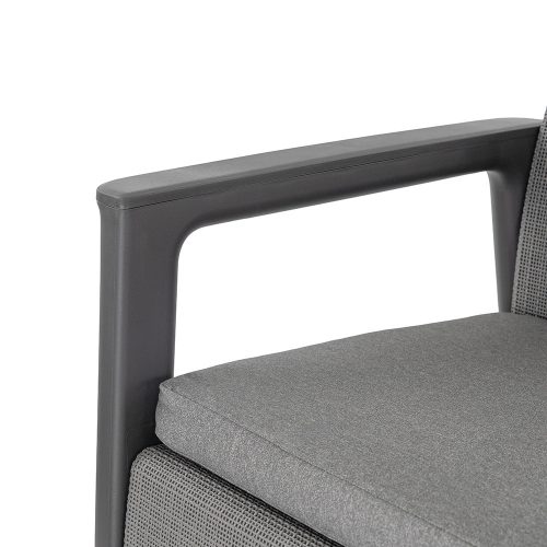 Scandi Box linea duo kerti bútor szett jute tárolós asztallal