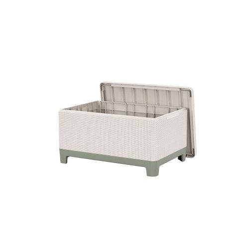 Scandi linea kerti bútor szett jute tárolós asztallal