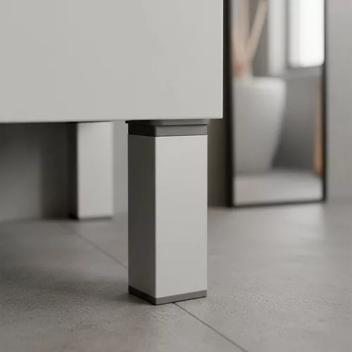 Uni bútorláb 150 mm ezüst