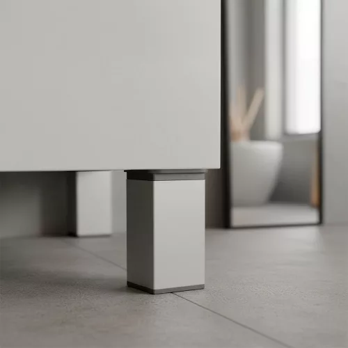 Uni bútorláb 60 mm ezüst