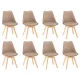 Silla étkezőszék 8 db bézs színben