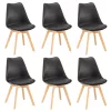 Silla étkezőszék 6 db fekete színben