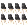Silla étkezőszék 8 db fekete színben