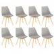 Silla étkezőszék 8 db szürke színben