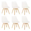 Silla étkezőszék 6 db fehér színben