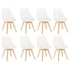 Silla étkezőszék 8 db fehér színben