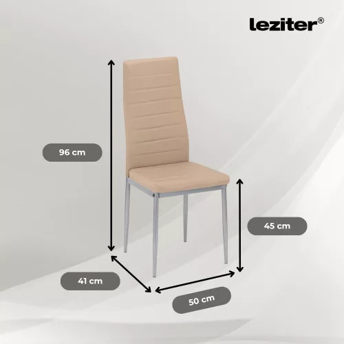 Tino NOVA Étkezőszék bézs-szürke színben