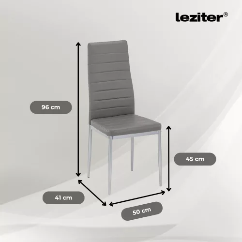 Tino NOVA Étkezőszék szürke-szürke színben