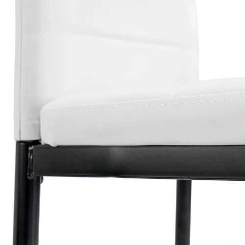 Tino NOVA Étkezőszék fehér-fekete színben