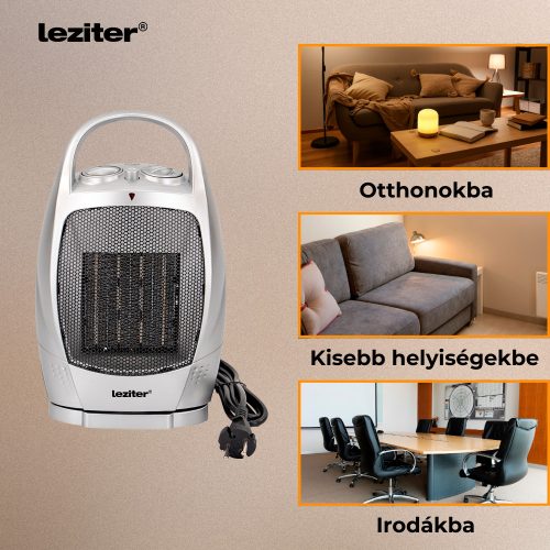 Loa forgó elektromos kerámiabetétes hősugárzó 750W/1500W