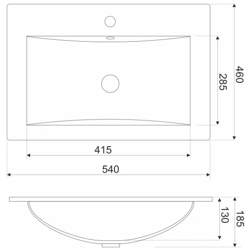 KR 530 kerámia design mosdó