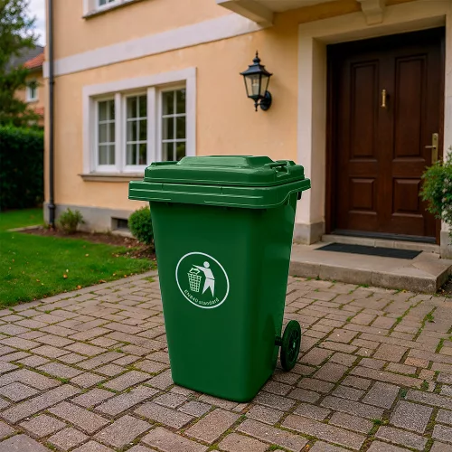 Hulladéktároló 240L zöld