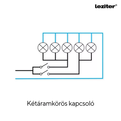 Nova csillárkapcsoló keret nélkül 105 szürke