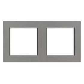 Nova kettes keret vízszintes szürke szálcsiszolt