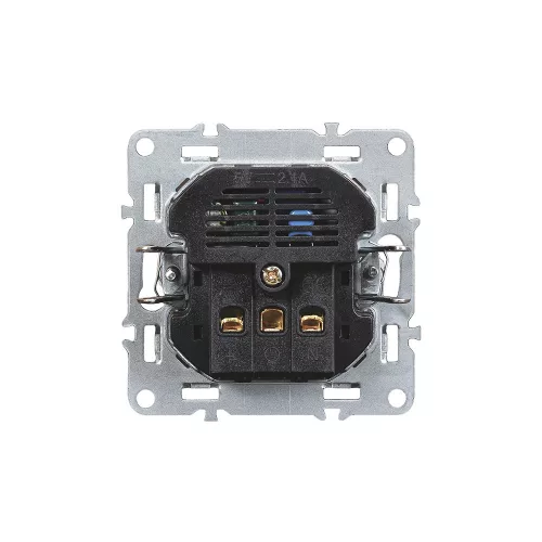 Nova csatlakozóaljzat USB csatlakozóval szürke