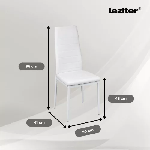 Nolen 4+1 étkező garnitúra fehér