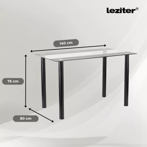 Zelma 4+1 étkező garnitúra fekete-szürke