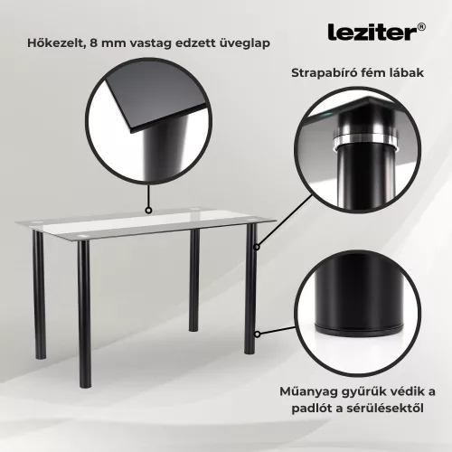 Zelma 6+1 étkező garnitúra fehér