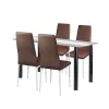 Norman 4+1 étkező garnitúra barna
