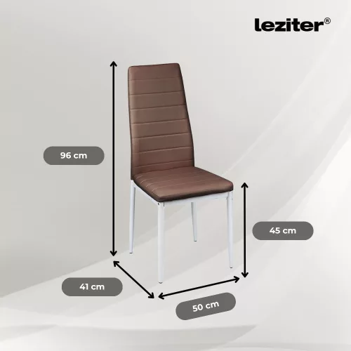 Norman 4+1 étkező garnitúra barna