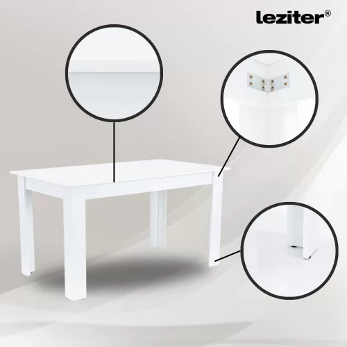 Zara 4+1 étkező garnitúra fehér-fehér