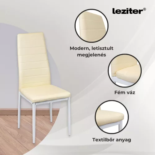 Tino NOVA Étkezőszék, bézs színben