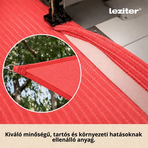 Rana napvitorla négyszög alakú 3x4 m piros