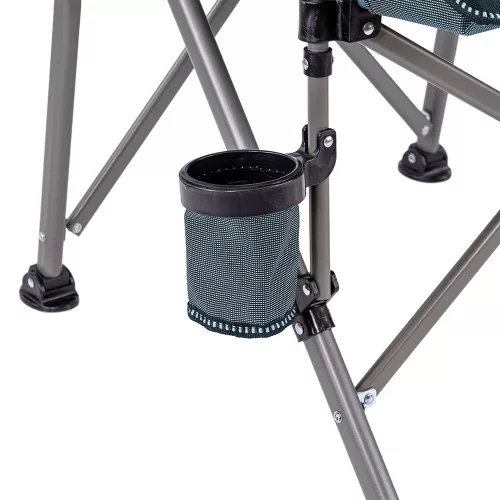 Leziter Comfort karfás horgász szék pohártartóval kék