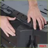 Kerti komposztáló láda,  850 Liter, műanyag, fekete