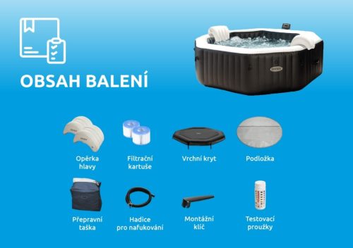 Marimex Pure Spa felfújható pezsgőfürdő - Jet & Bubble Deluxe HWS 6