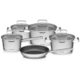   G21 Gourmet Magic 9 darabos edénykészlet fedővel, rozsdamentes acél