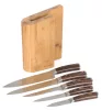 G21 Gourmet Timber késkészlet 5 db + bambusz blokk