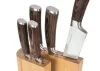 G21 Gourmet Timber késkészlet 5 db + bambusz blokk