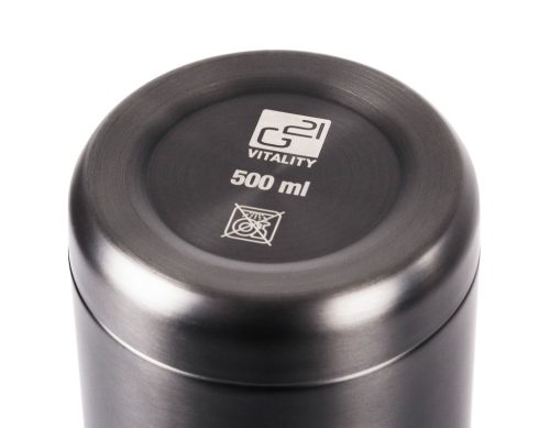 G21 ivópalack, 500 ml, acélszürke