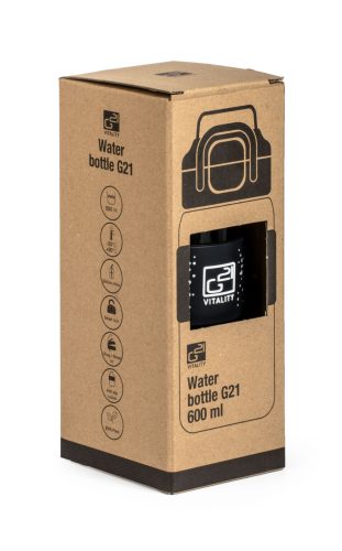 G21 ivópalack 600 ml, 2az1-ben, szürke