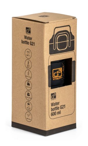 G21 ivópalack 600 ml, 2az1-ben, jeges szürke