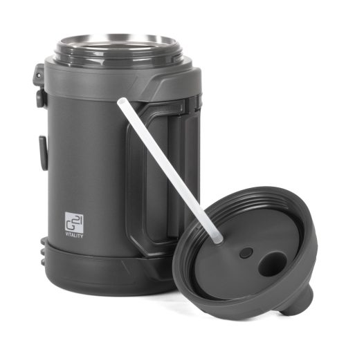 G21 rozsdamentes termosz 3800 ml, fekete-szürke