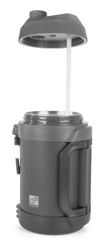 G21 rozsdamentes termosz 3800 ml, fekete-szürke
