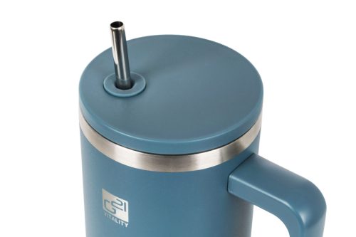 G21 FlowCup 1200 ml termoszbögre grafitszínű kék