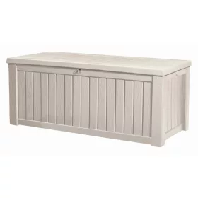 Kerti box Keter Rockwood 570 L krémszínű