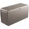 Kerti box Keter Samoa Rattan Box 270L cappuccino