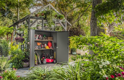 Keter Premier High Store szekrény szürke