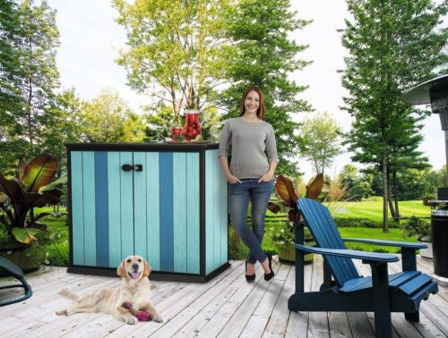 Keter Patio Store kerti box, szürke és fekete