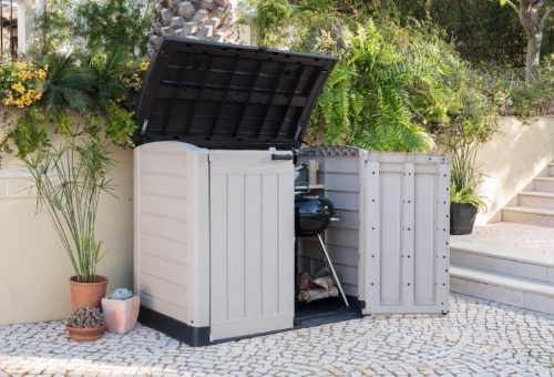 Keter STORE-IT-OUT ARC kerti doboz, bézs/barna